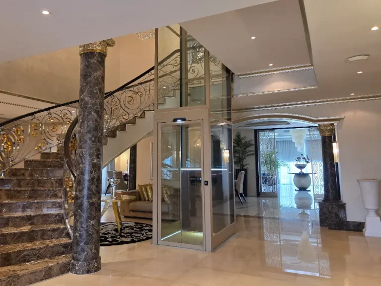 Cibes V80 Elegance Home Lift Installation in a Luxury Villa in Dubai